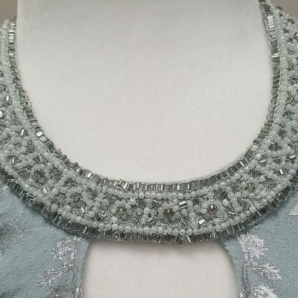KIMCHI BLUE CORELLA BEADED NECK MINI DRESS - Picture 6 of 10